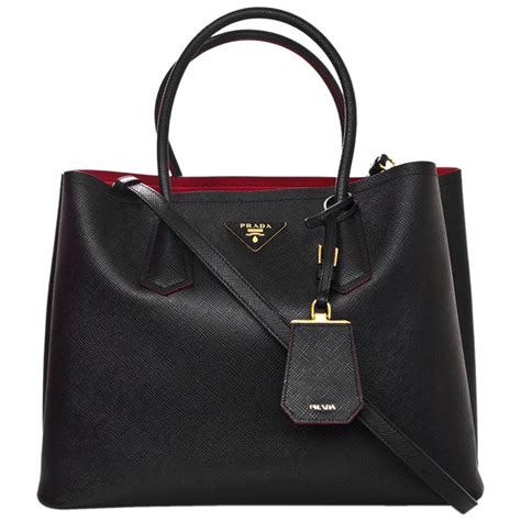 black prada bag with red interior|prada nylon bags women.